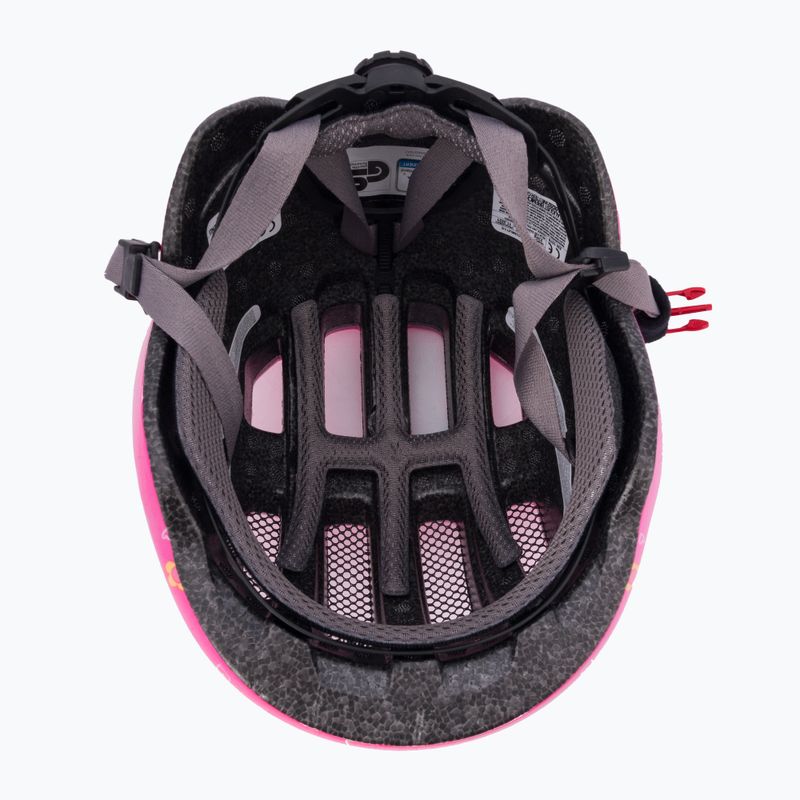 Kask rowerowy dziecięcy ABUS Smiley 3.0 pink butterfly 6