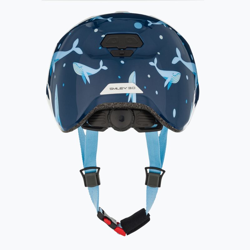 Kask rowerowy dziecięcy ABUS Smiley 3.0 blue whale 3