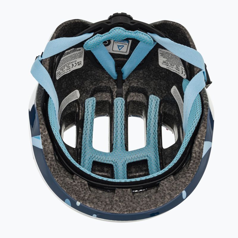 Kask rowerowy dziecięcy ABUS Smiley 3.0 blue whale 6