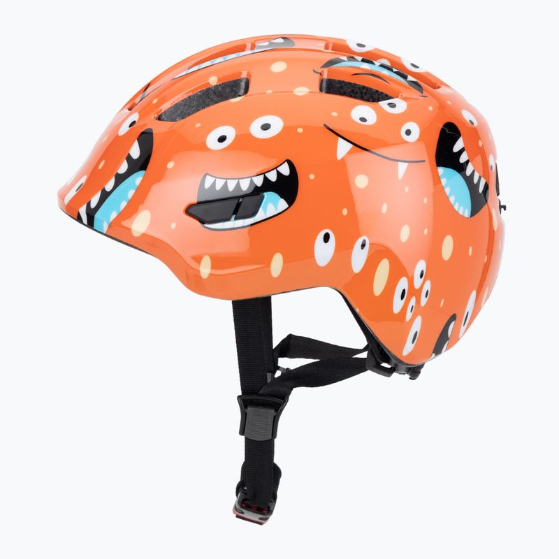 Kask rowerowy dziecięcy ABUS Smiley 3.0 orange monster 3