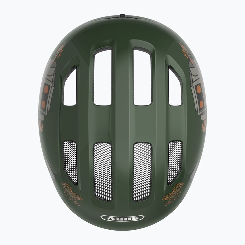 Kask rowerowy dziecięcy ABUS Smiley 3.0 green robo 7