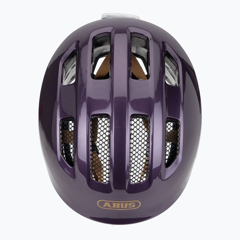 Kask rowerowy dziecięcy ABUS Smiley 3.0 ACE LED royal purple 6