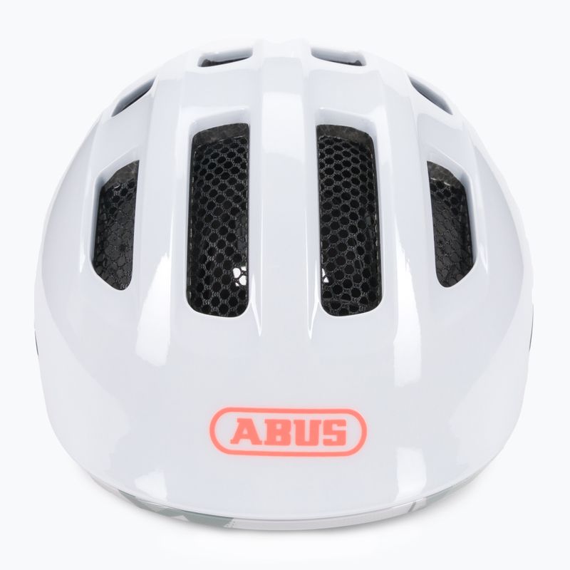 Kask rowerowy dziecięcy ABUS Smiley 3.0 ACE LED shiny white 2
