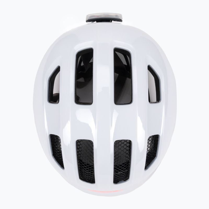 Kask rowerowy dziecięcy ABUS Smiley 3.0 ACE LED shiny white 6
