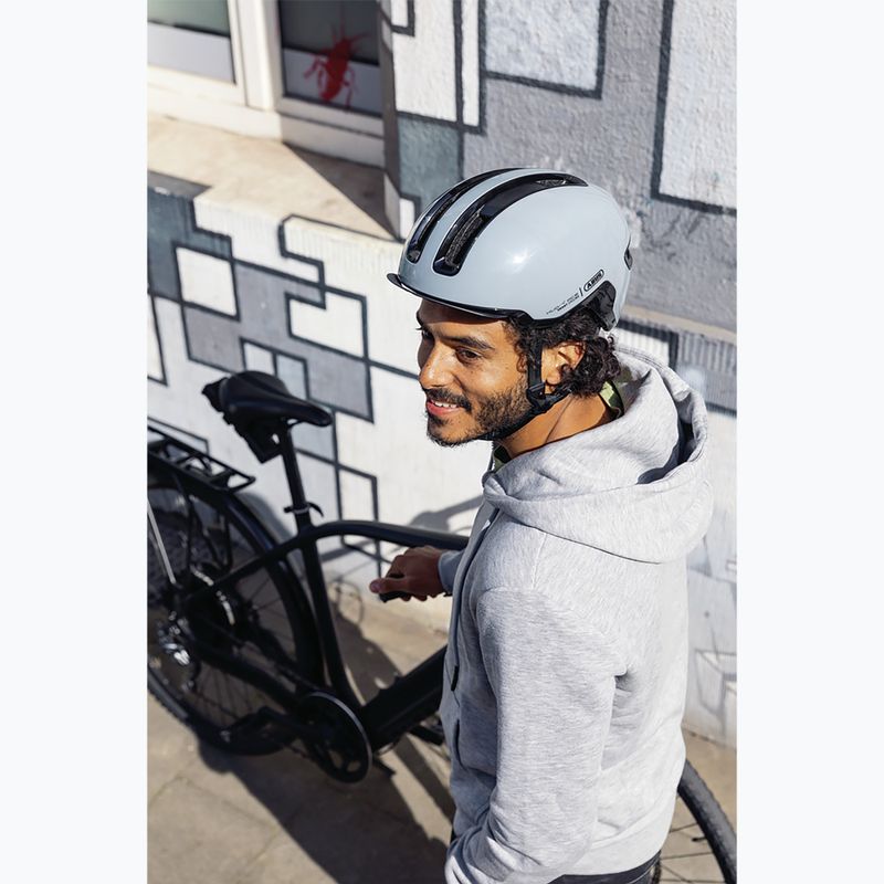 Kask rowerowy ABUS Hud-y race grey 11