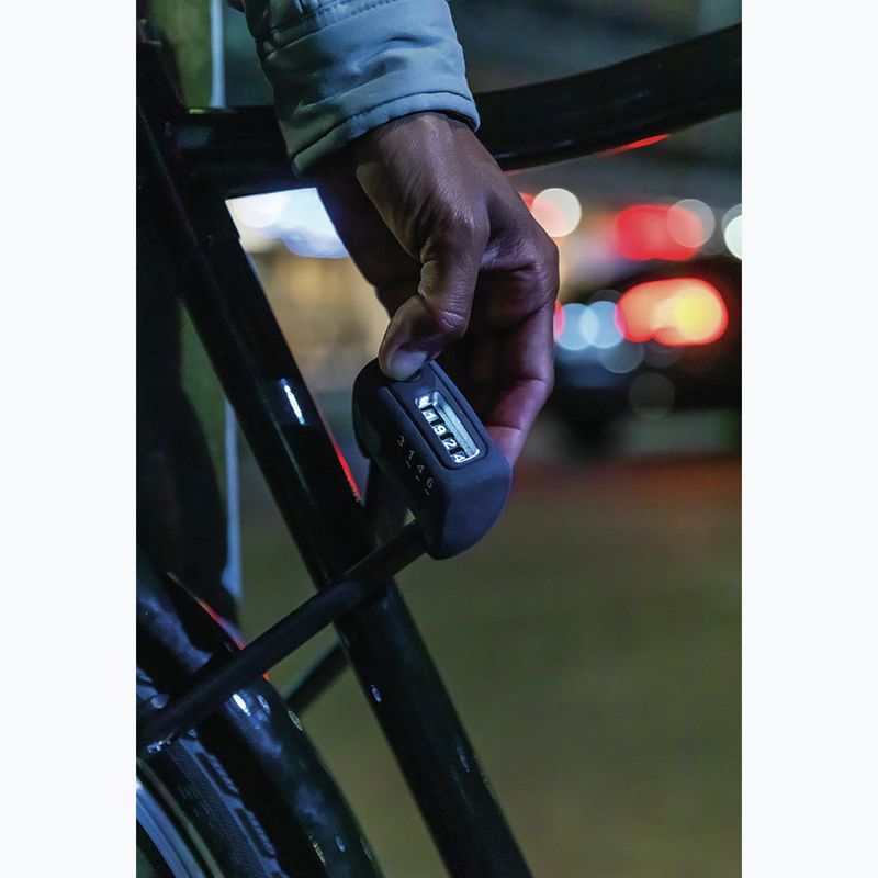 Zapięcie rowerowe ABUS Bordo Combo 6000C/90 LED SH black 4