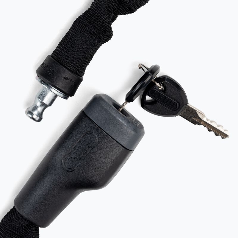 Zapięcie rowerowe ABUS Steel-O-Chain 5805K/75 black 3