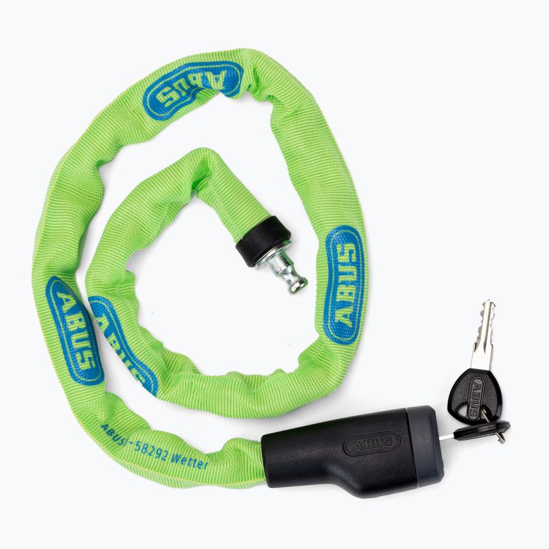 Zapięcie rowerowe ABUS Steel-O-Chain 5805K/75 lime 2