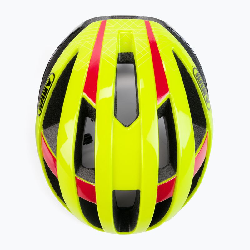 Kask rowerowy ABUS Viantor neon yellow 6