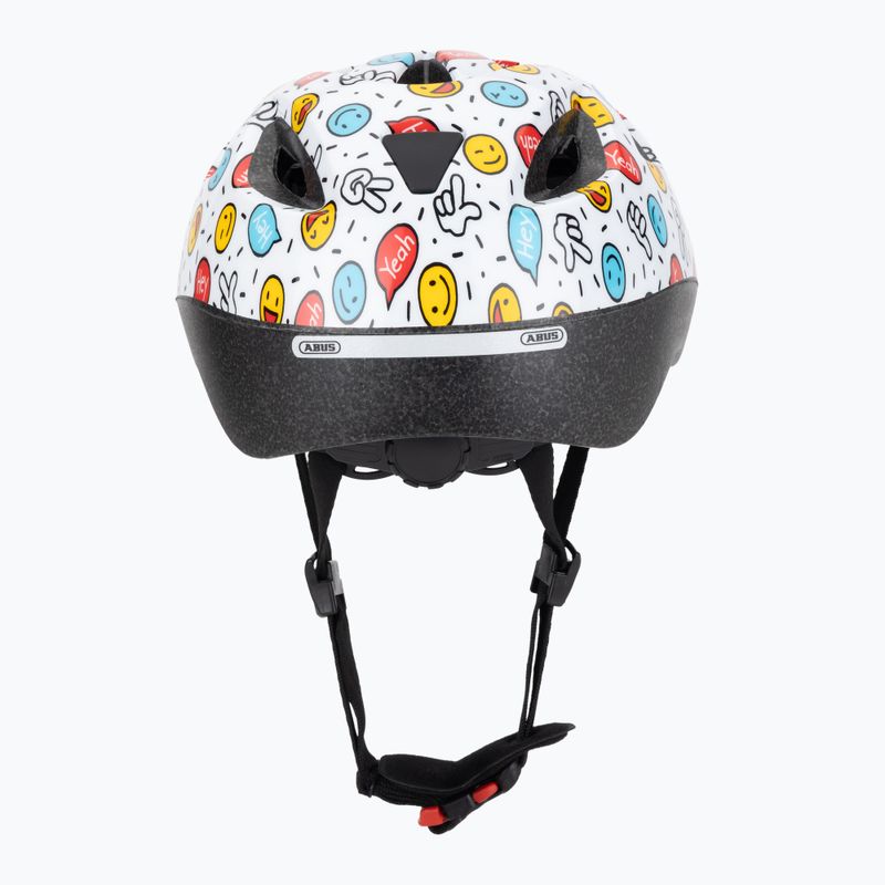 Kask rowerowy dziecięcy ABUS Smooty 2.0 white smiley 4