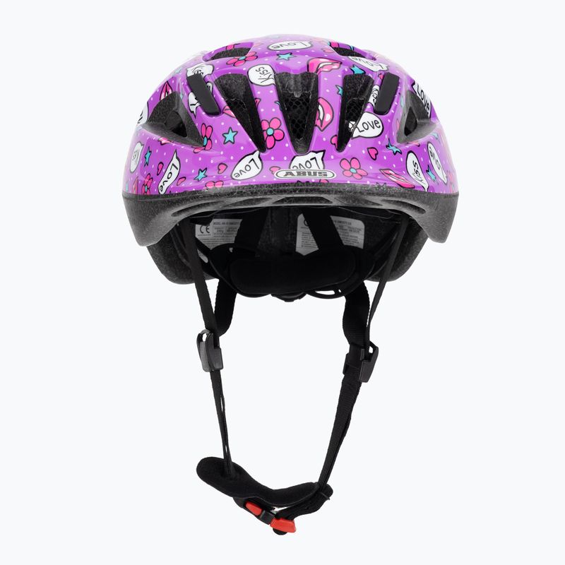 Kask rowerowy dziecięcy ABUS Smooty 2.0 purple kisses 2