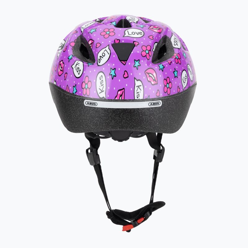 Kask rowerowy dziecięcy ABUS Smooty 2.0 purple kisses 4