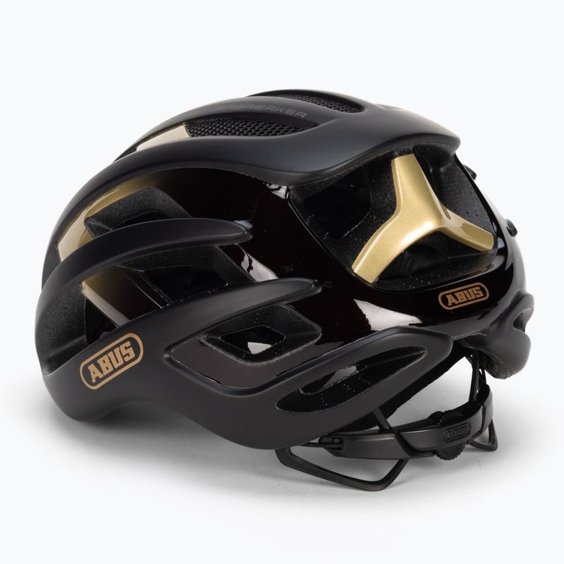 Kask rowerowy ABUS AirBreaker black/gold 4