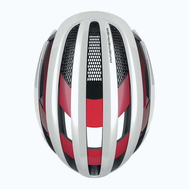Kask rowerowy ABUS AirBreaker white/red 9