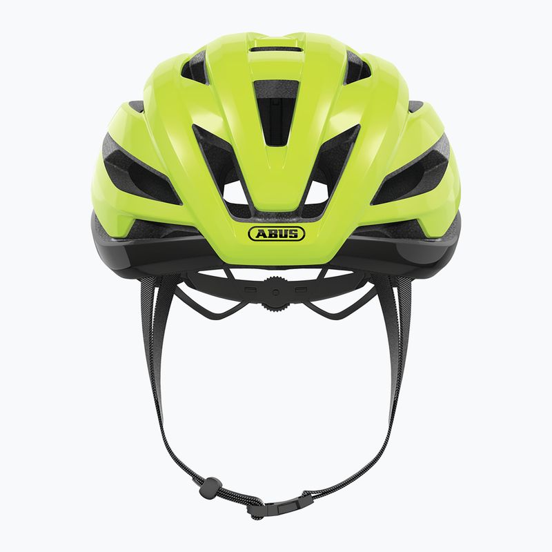 Kask rowerowy ABUS StormChaser neon yellow 4