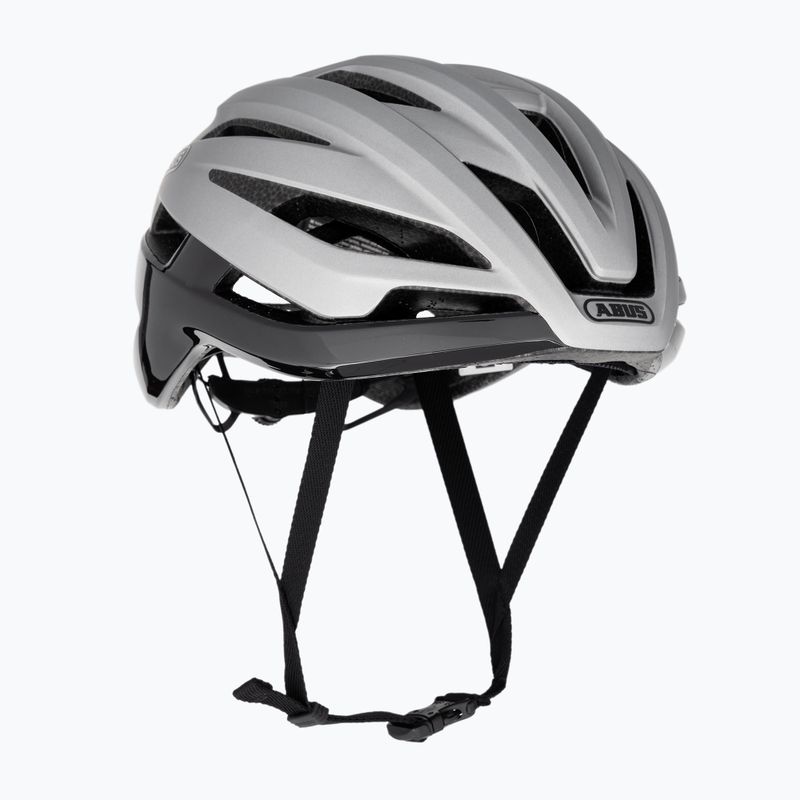 Kask rowerowy ABUS StormChaser gleam silver