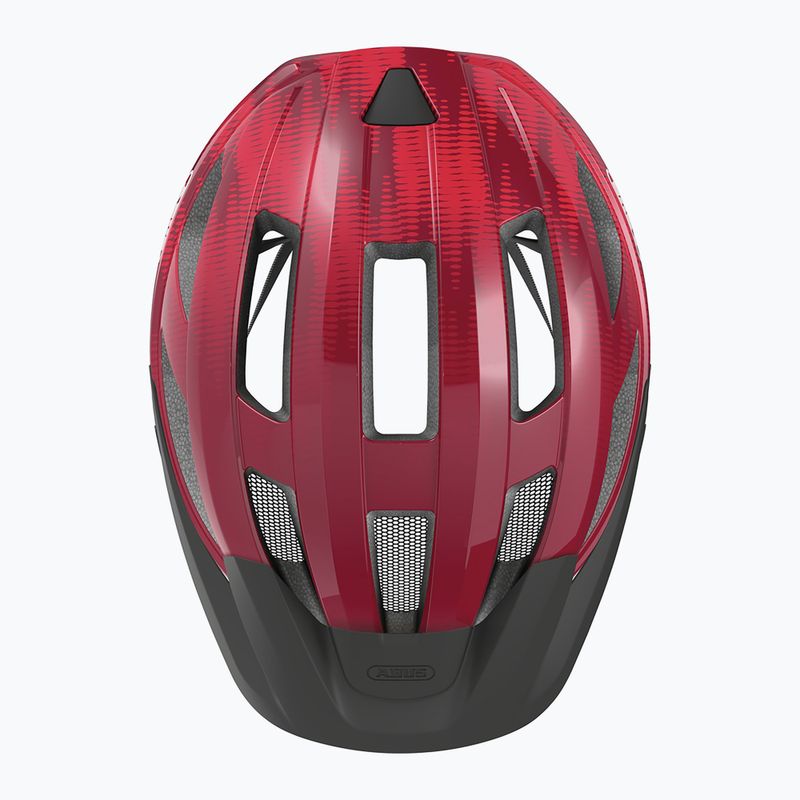 Kask rowerowy ABUS Macator bordeaux red 6