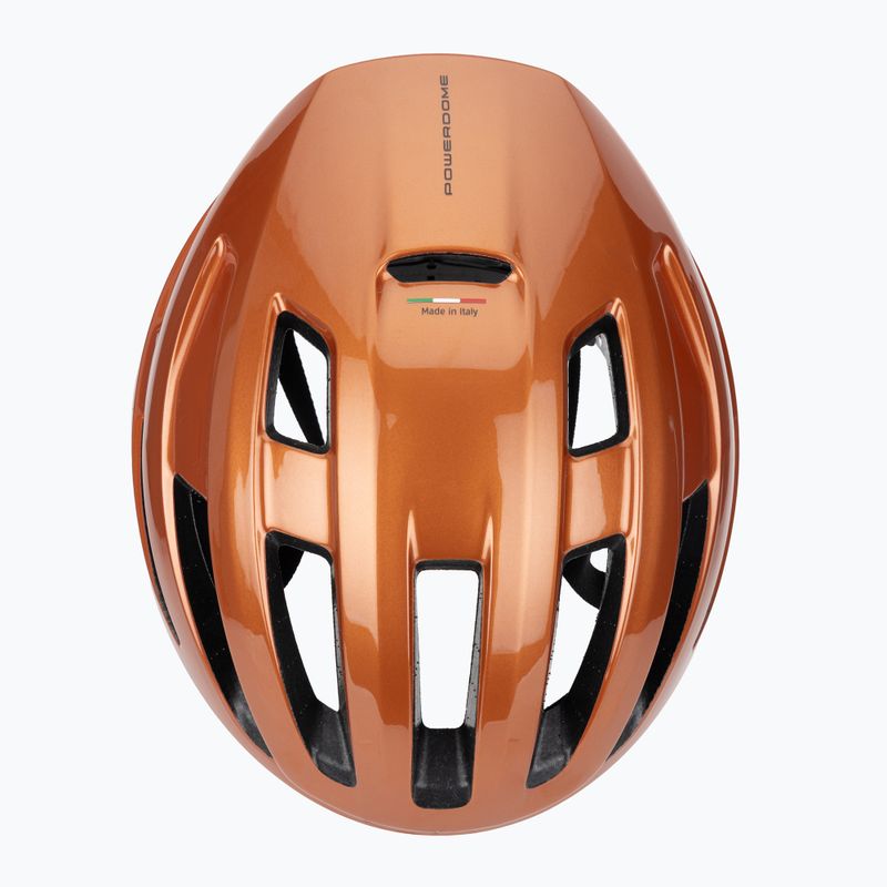 Kask rowerowy ABUS PowerDome goldfish orange 6
