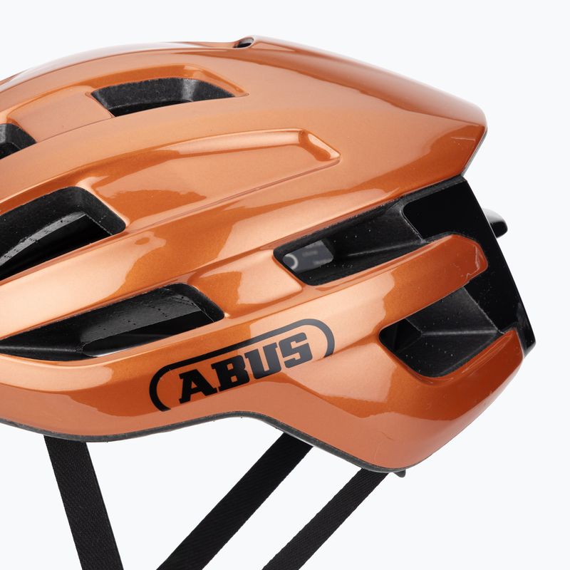 Kask rowerowy ABUS PowerDome goldfish orange 7