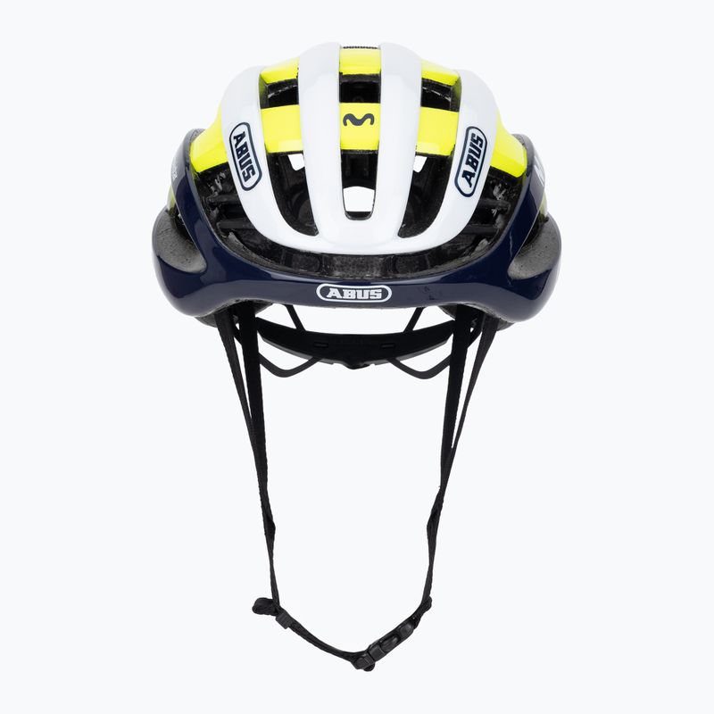 Kask rowerowy ABUS AirBreaker Movistar Team 24 navy/yellow/white 2