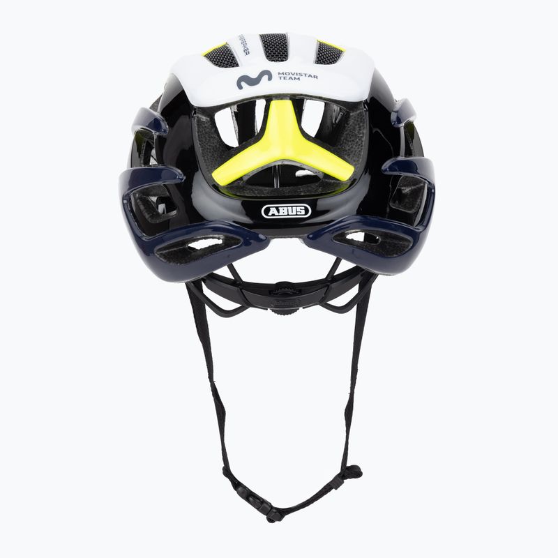 Kask rowerowy ABUS AirBreaker Movistar Team 24 navy/yellow/white 4