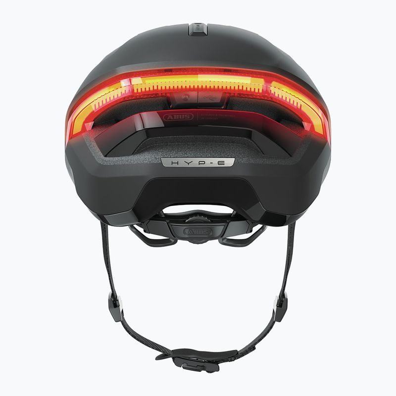 Kask rowerowy z kierunkowskazami ABUS Hyp-E volcano titan 6
