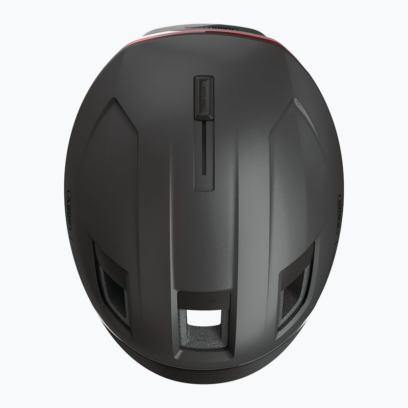 Kask rowerowy z kierunkowskazami ABUS Hyp-E volcano titan 7