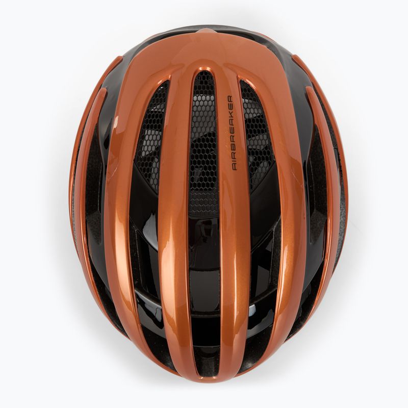 Kask rowerowy ABUS AirBreaker goldfish orange 6
