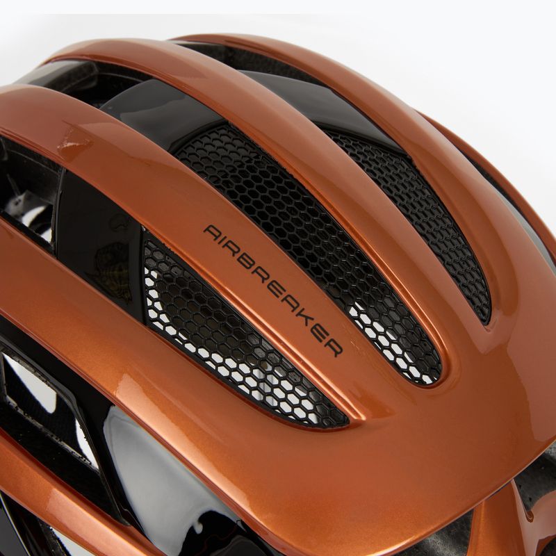 Kask rowerowy ABUS AirBreaker goldfish orange 7