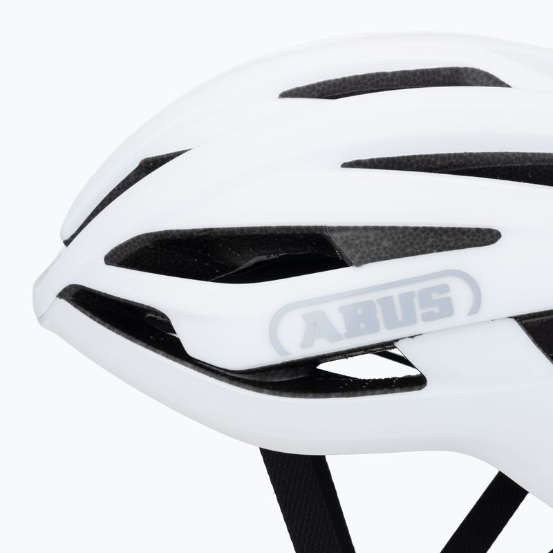 Kask rowerowy ABUS StormChaser Ace polar white 7