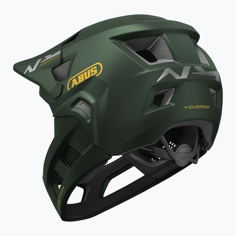 Kask rowerowy dziecięcy ABUS Youdrop FF moss green 3