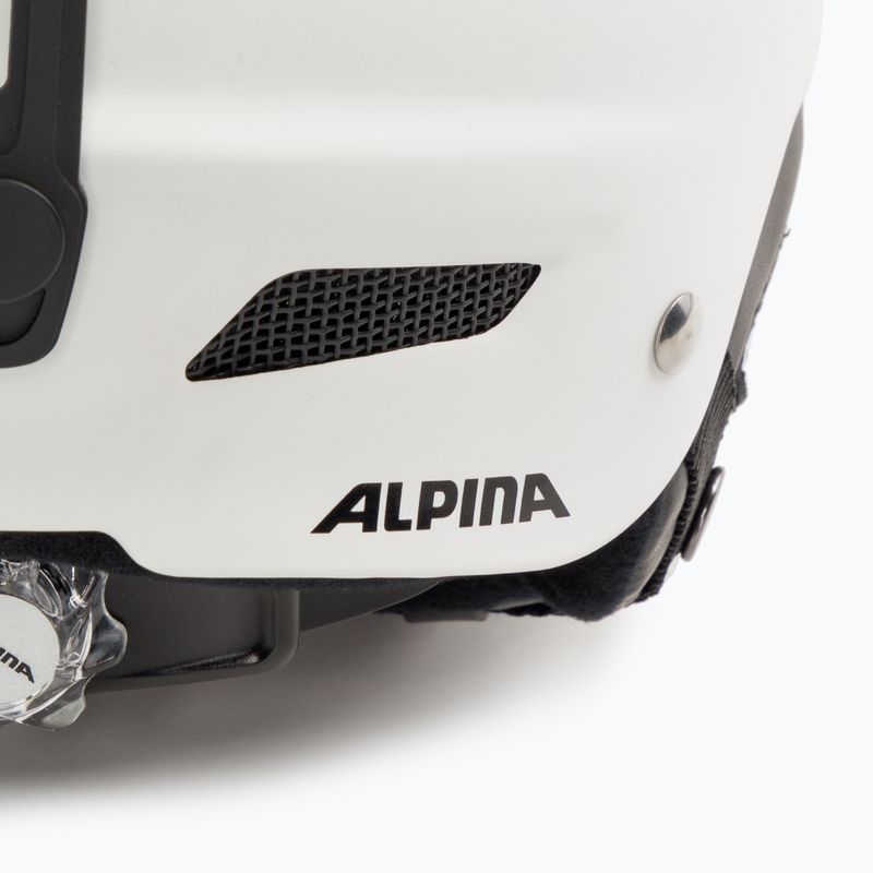 Kask narciarski Alpina Biom white matt 6