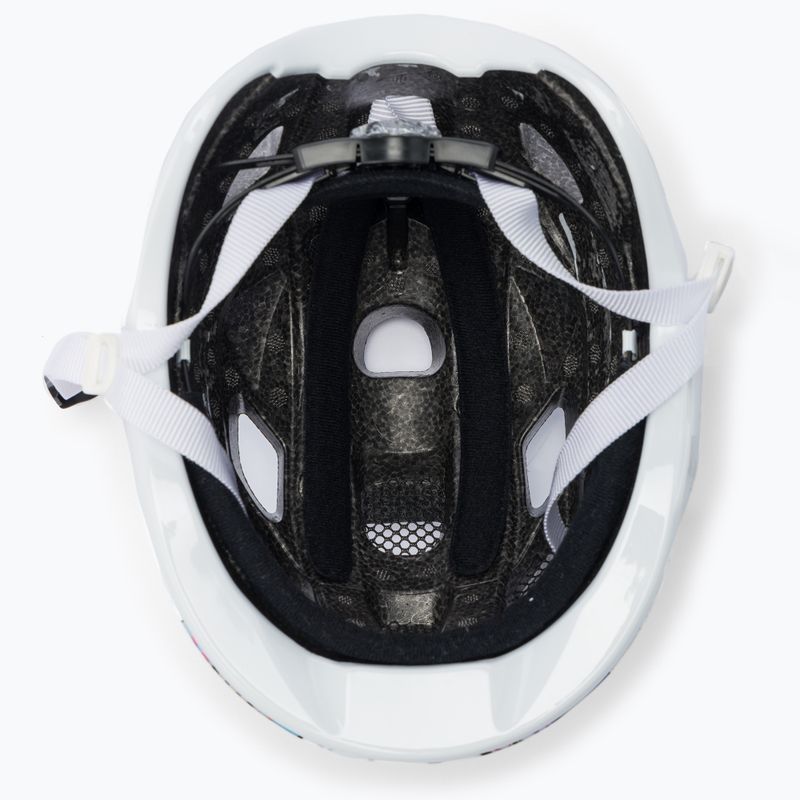 Kask rowerowy dziecięcy Alpina Ximo Flash white flower 4