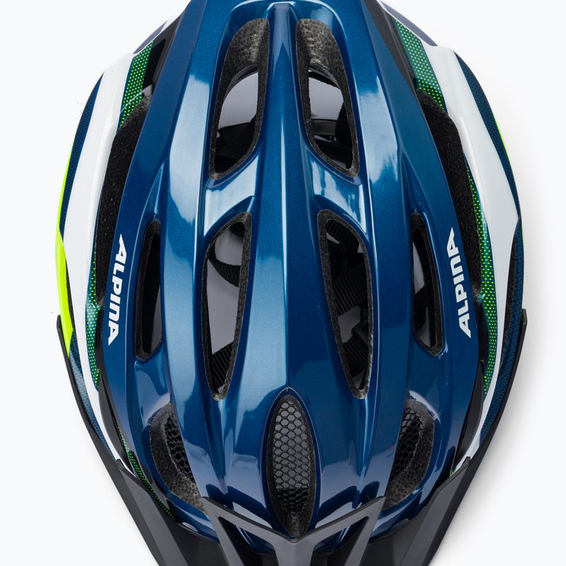 Kask rowerowy Alpina MTB 17 dark blue/neon 6