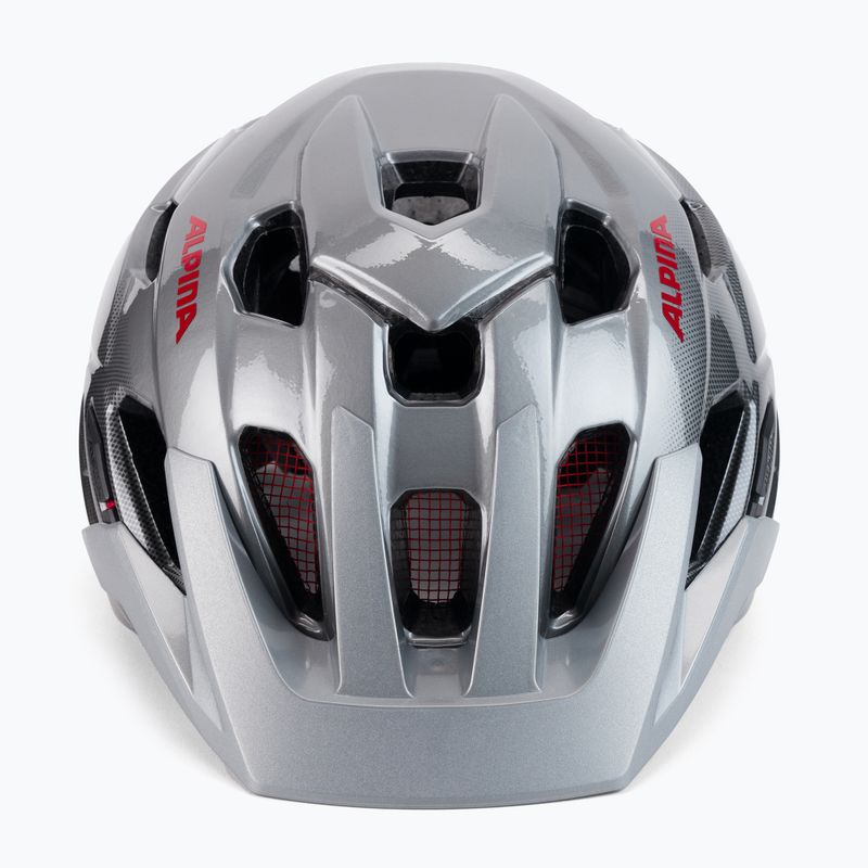 Kask rowerowy Alpina Anzana darksilver/black/red gloss 2