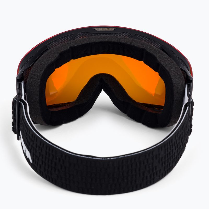 Gogle narciarskie Alpina Granby Q-Lite black matt/red sph 3