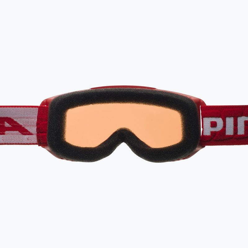 Gogle narciarskie dziecięce Alpina Piney red matt/ orange 8