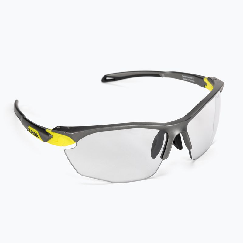 Okulary przeciwsłoneczne Alpina Twist Five Hr V tin matt neon yellow/black