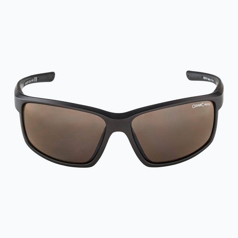 Okulary przeciwsłoneczne Alpina Defey tin black matt/ brown mirror 6