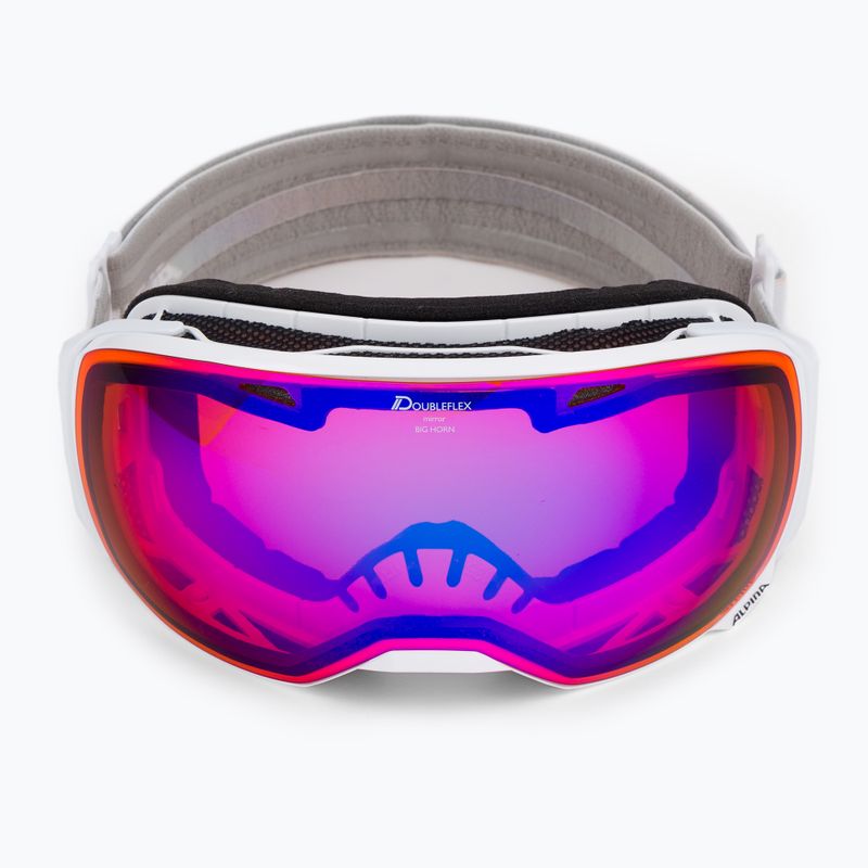 Gogle narciarskie Alpina Big Horn HM white/hm blue sph 2
