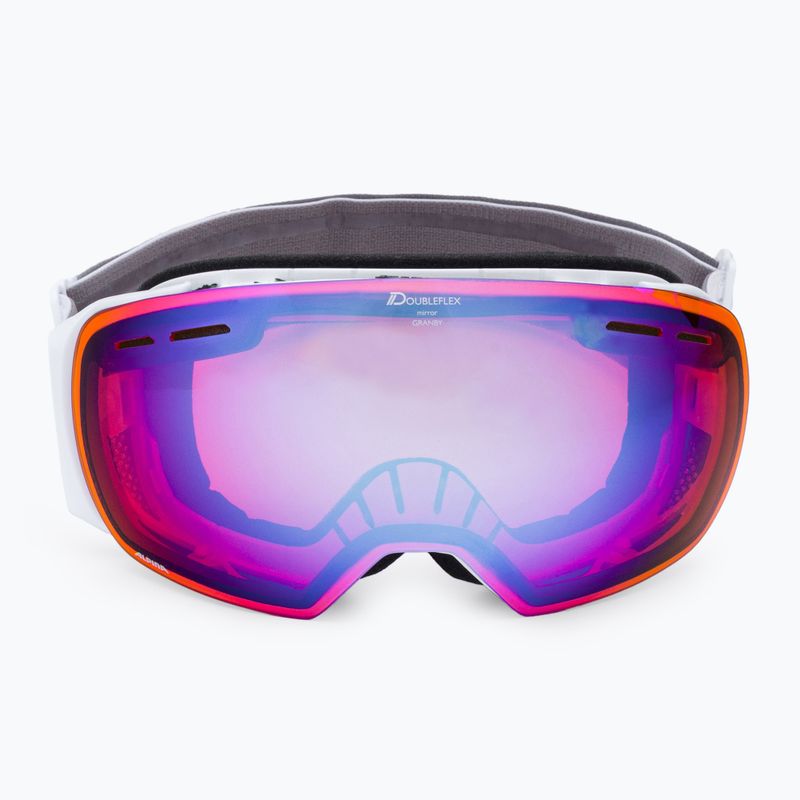Gogle narciarskie Alpina Granby Q-Lite white gloss/blue sph 2