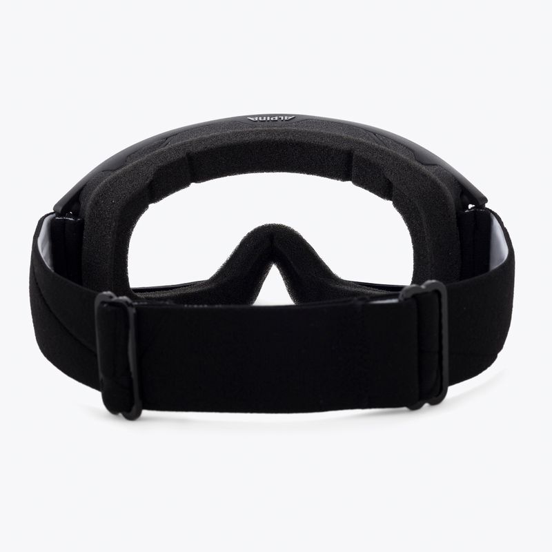 Gogle narciarskie Alpina Nakiska black 2024 matte/clear 3