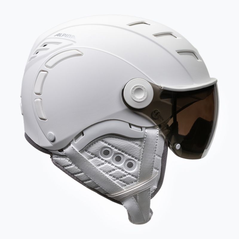 Kask narciarski Alpina Jump 2.0 VM white/gray matt 4