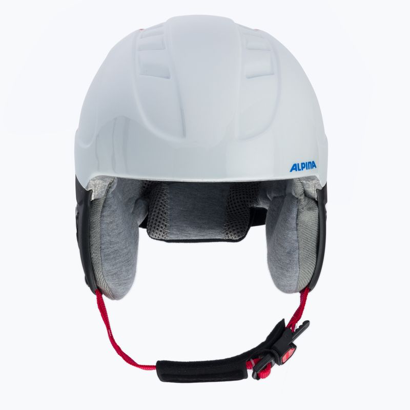 Kask narciarski dziecięcy Alpina Carat white/red/blue 2