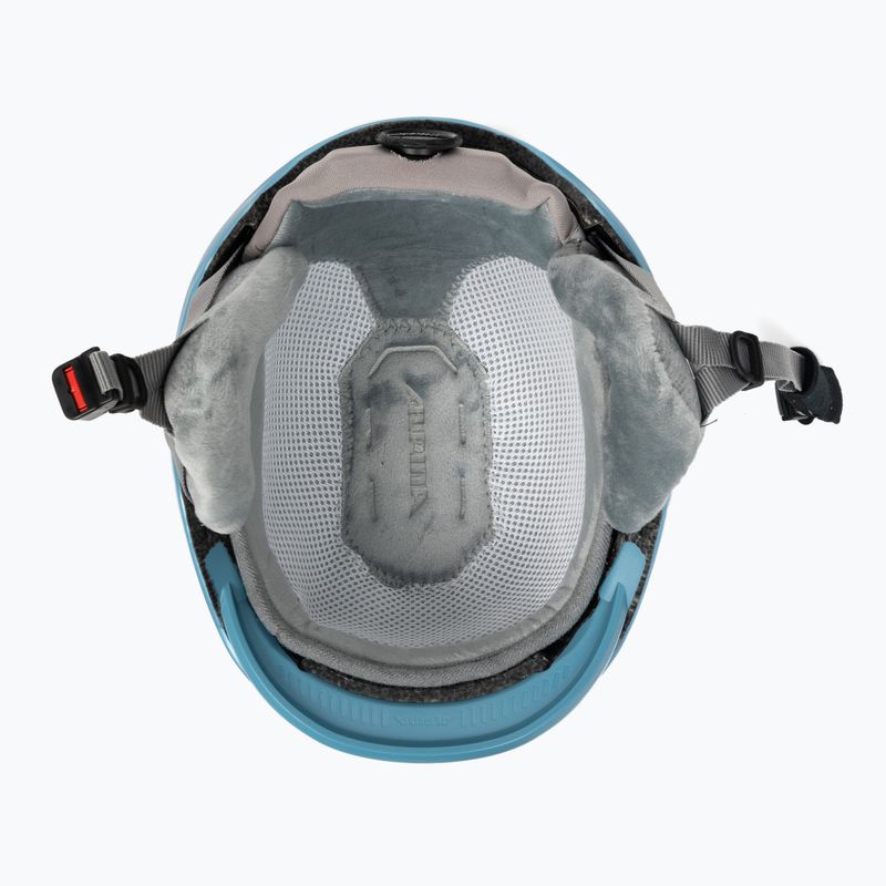 Kask narciarski Alpina Grand skyblue/white matt 5
