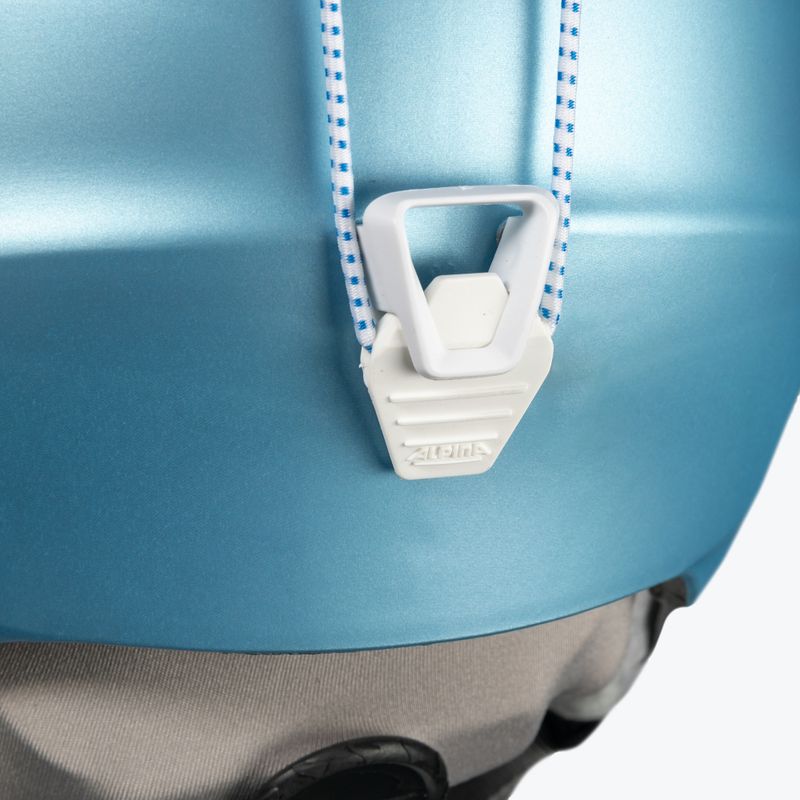 Kask narciarski Alpina Grand skyblue/white matt 8
