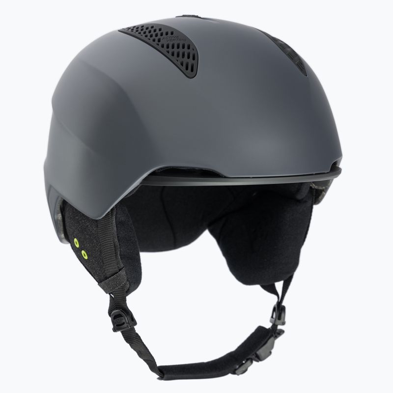 Kask narciarski Alpina Grand charcoal/neon matt