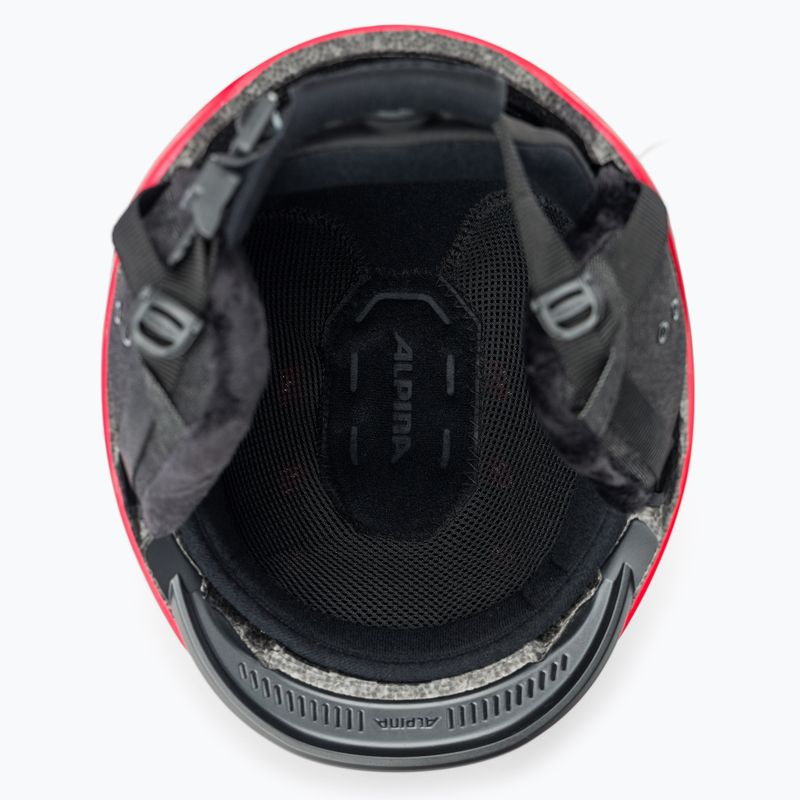 Kask narciarski Alpina Grand red matt 5