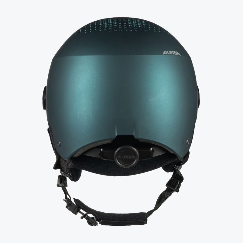 Kask narciarski Alpina Arber Visor Q-Lite petrol/green matt 3