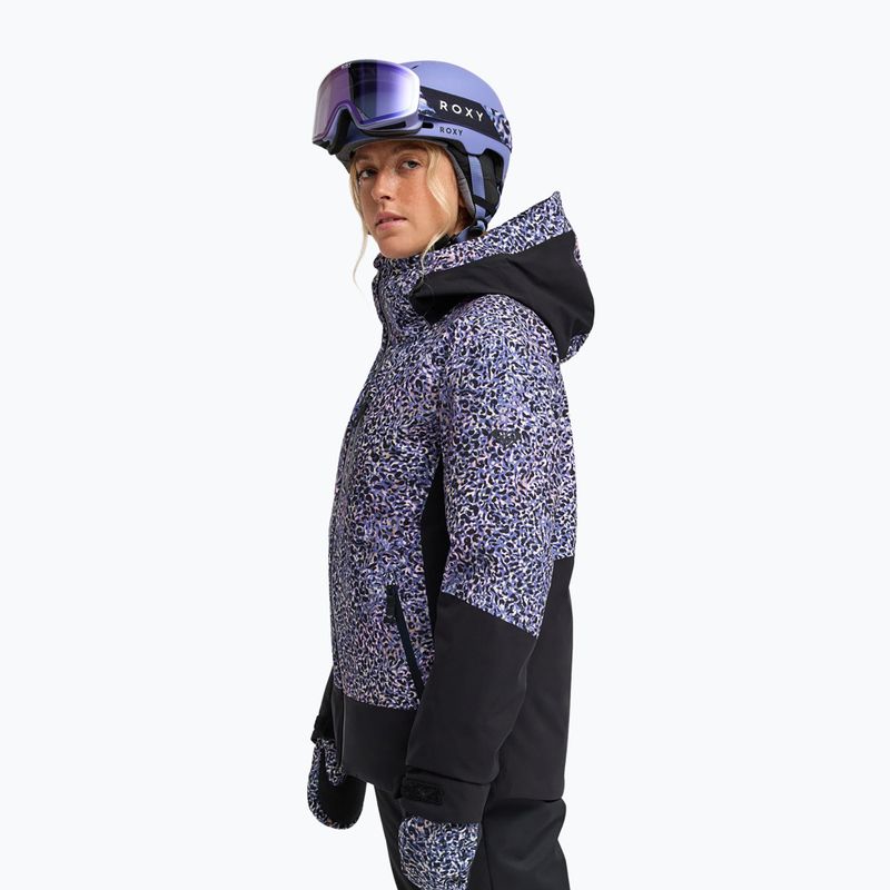 Kurtka snowboardowa damska ROXY 20K Ice Haven twilight purple wildin out 4